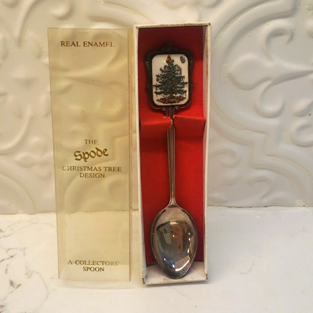 Spode Christmas Tree Collector's Spoon in Original Box